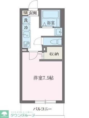 エルスタンザ東綾瀬DEUXの物件間取画像